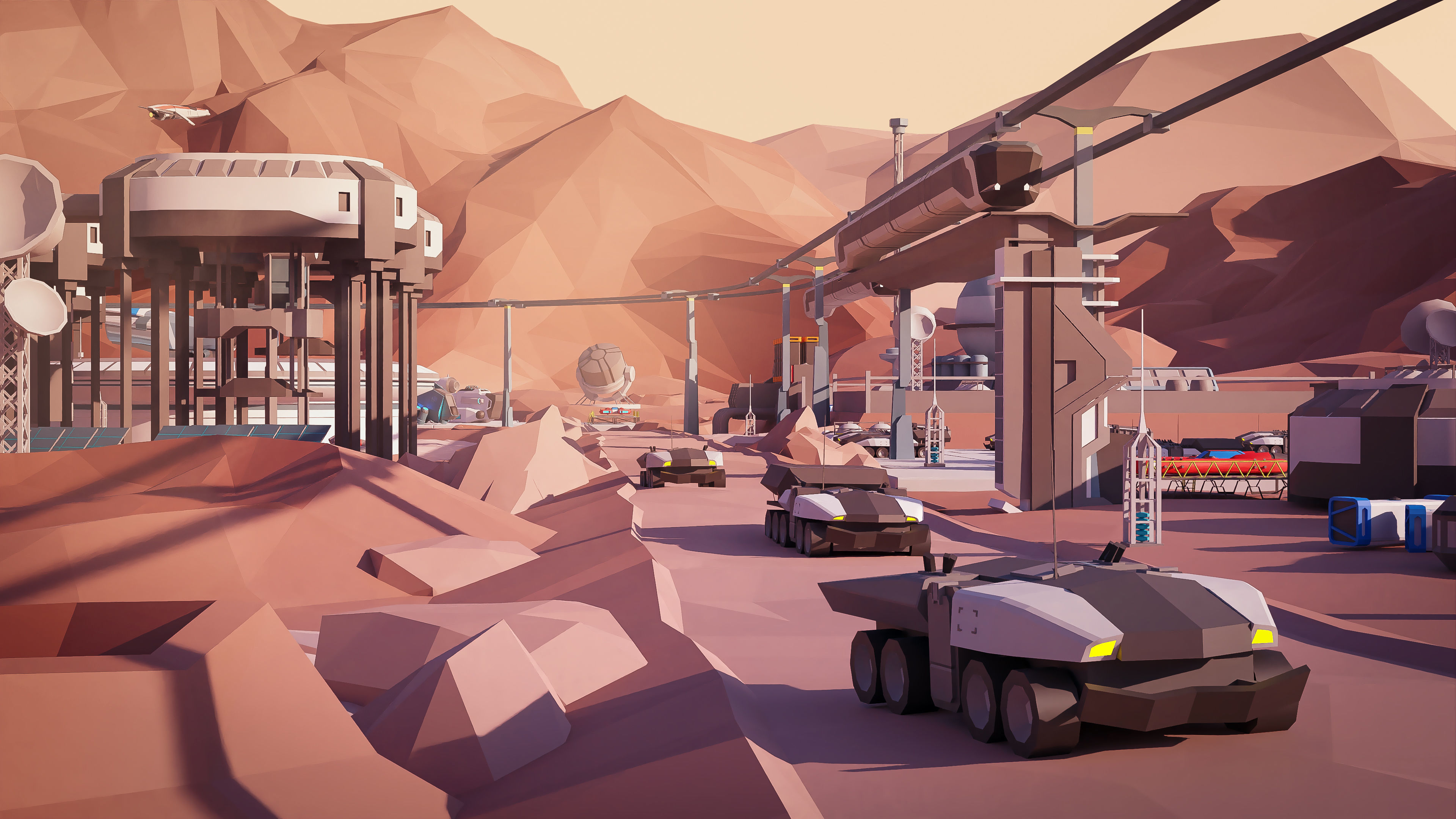 Space Station Low-poly 3D model_13