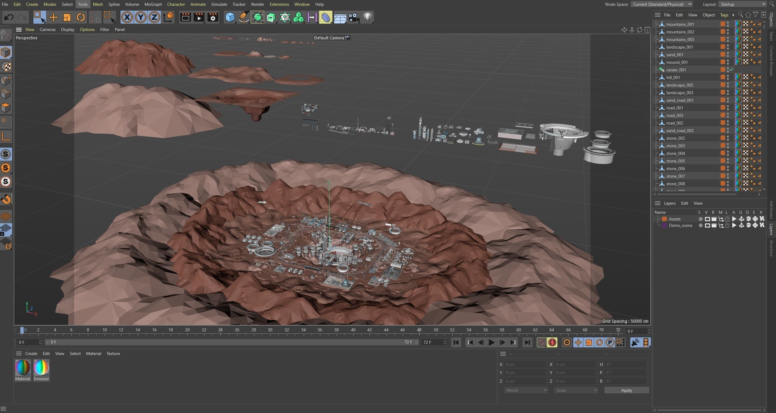 Space Station Low-poly 3D model_39