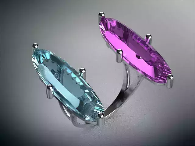 two large stone rings R00115