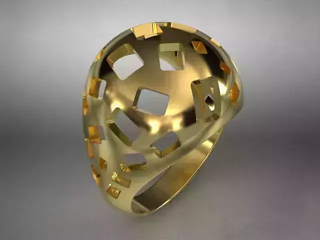 woman simple ring R00114