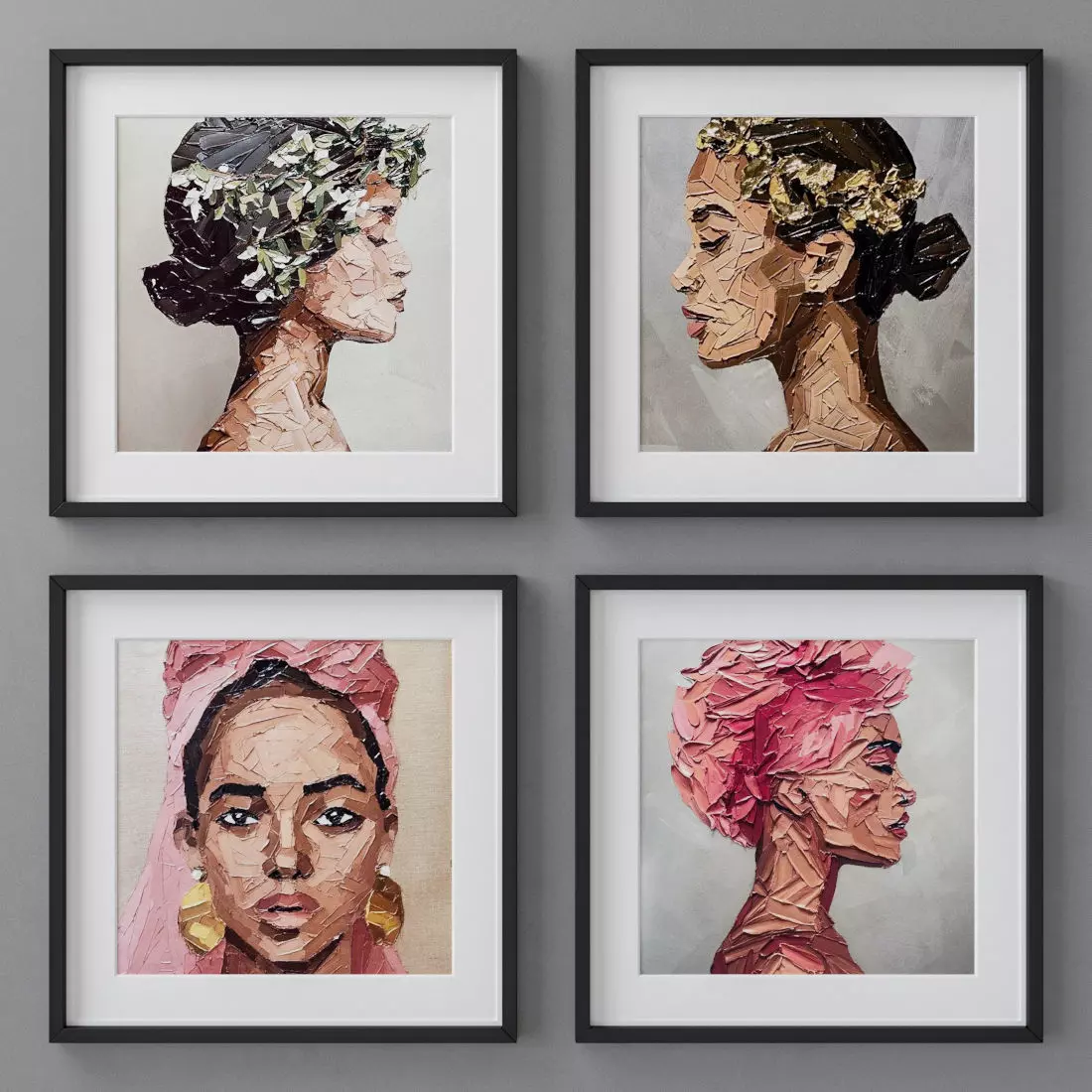 Photo Frames Set  179 3D model_0