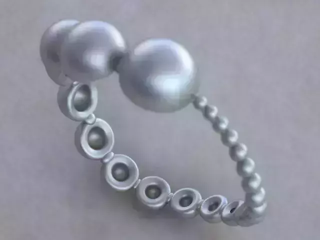 woman simple ring R00118