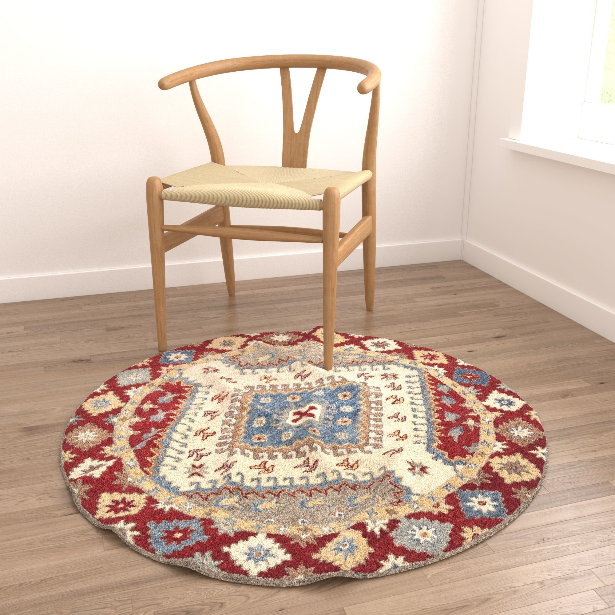 Rugs No 6 Low-poly 3D model_3