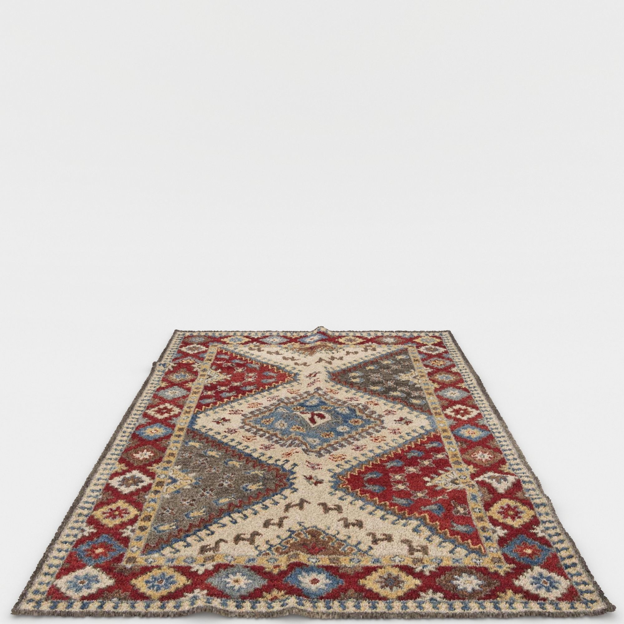 Rugs No 6 Low-poly 3D model_9