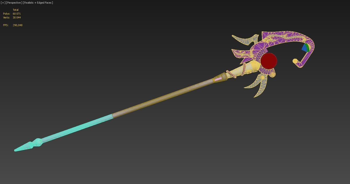 The Legend of Heroes Trails of Cold Steel Emma Millstein Staves 3D print model_11