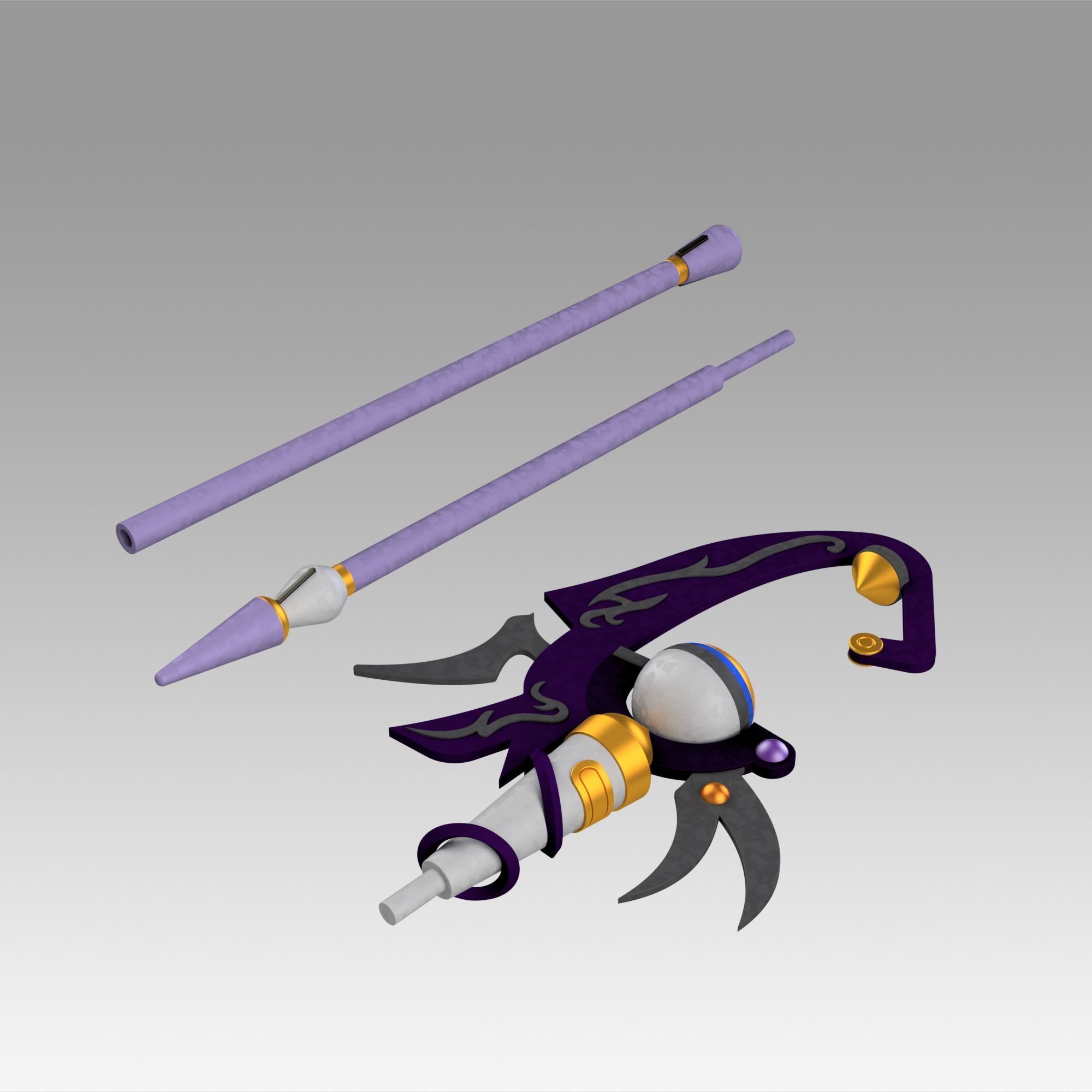 The Legend of Heroes Trails of Cold Steel Emma Millstein Staves 3D print model_10