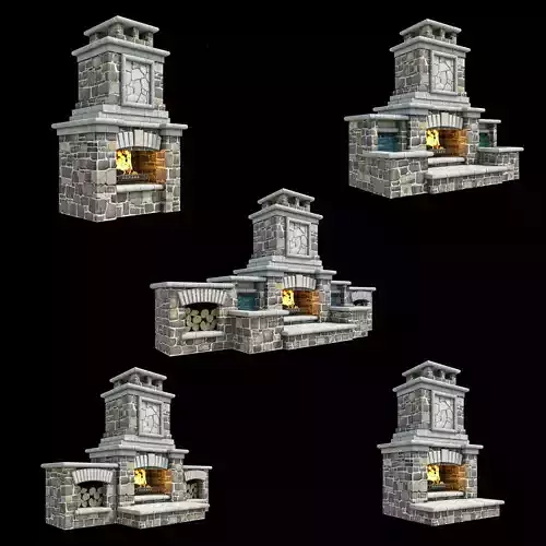 Outdoor Fireplace Collection 001