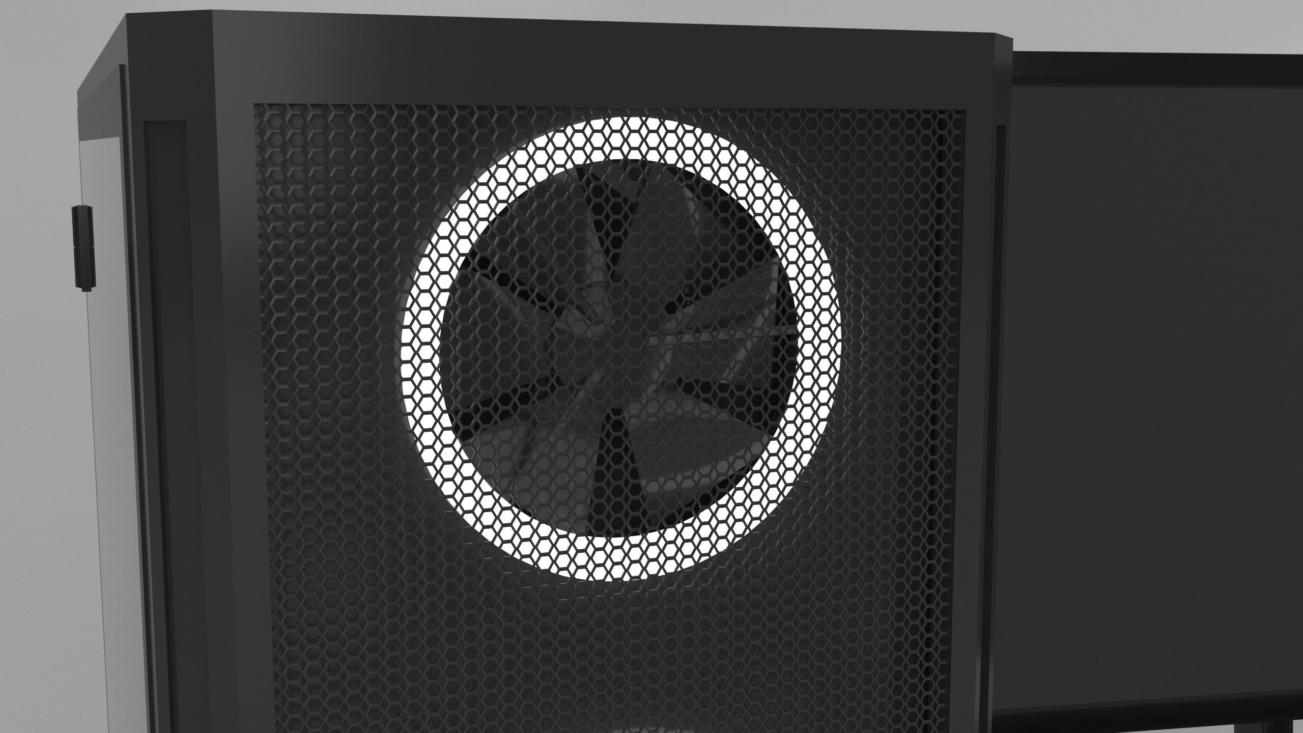 Computer Set 3D Model desktop with monitor and keyboard 3D model_11