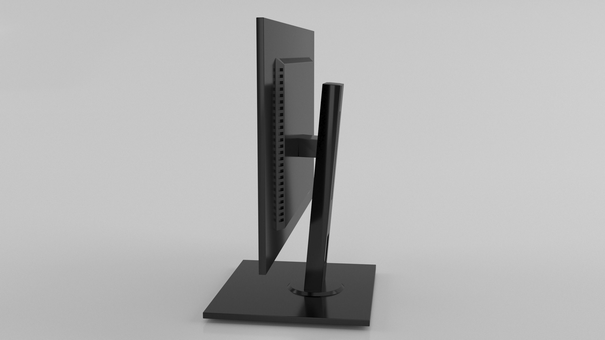 Computer Set 3D Model desktop with monitor and keyboard 3D model_6