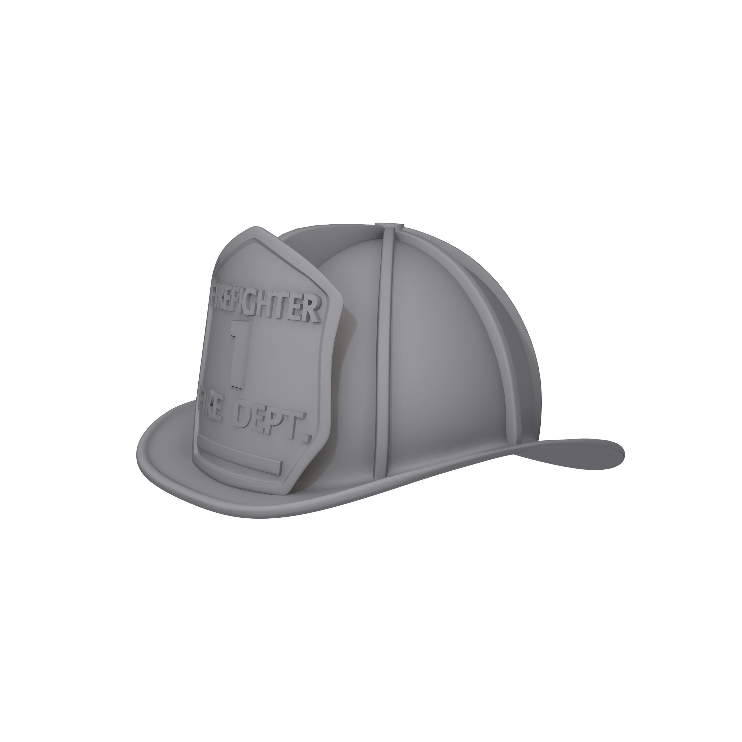 Fireman helmet 3D model_12