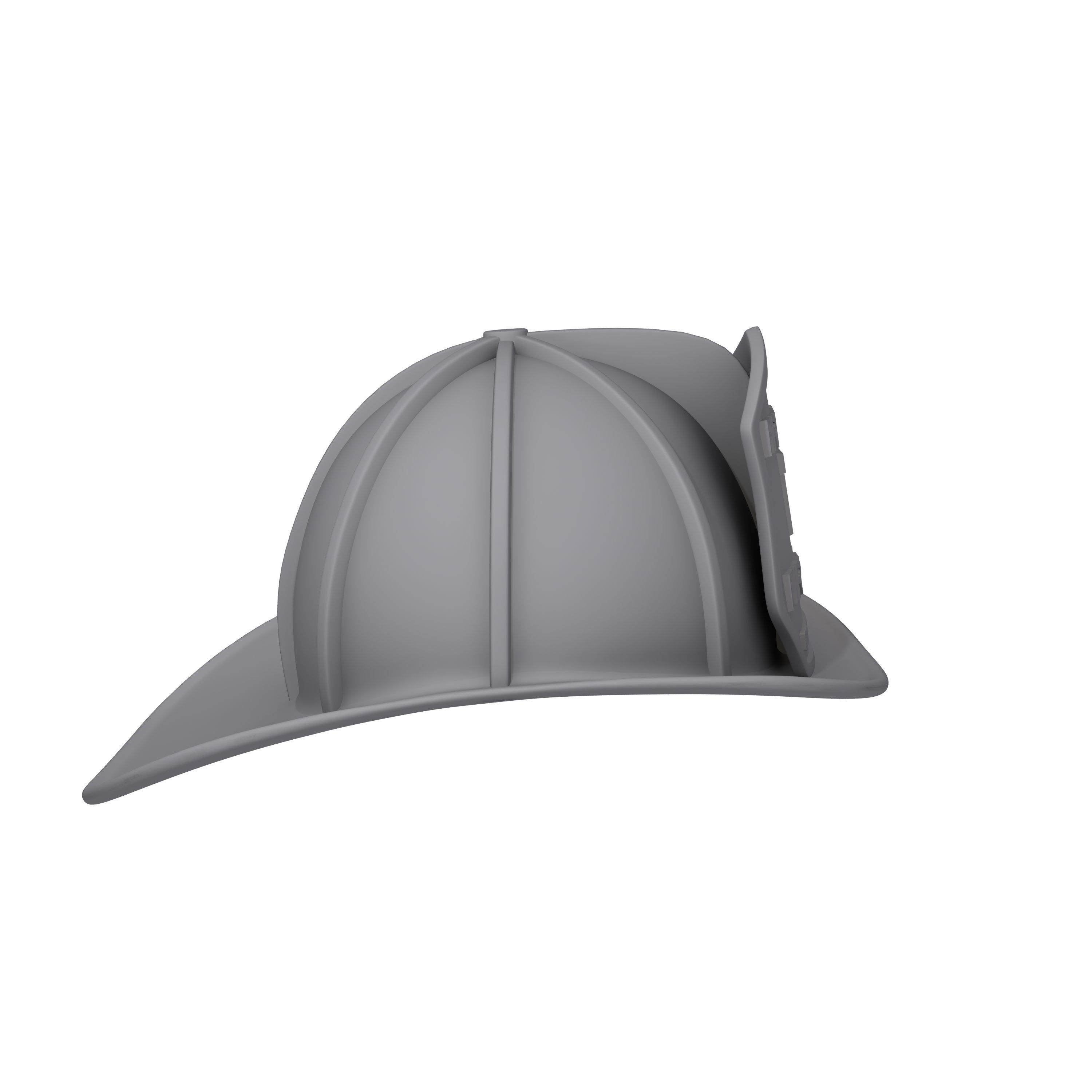 Fireman helmet 3D model_10