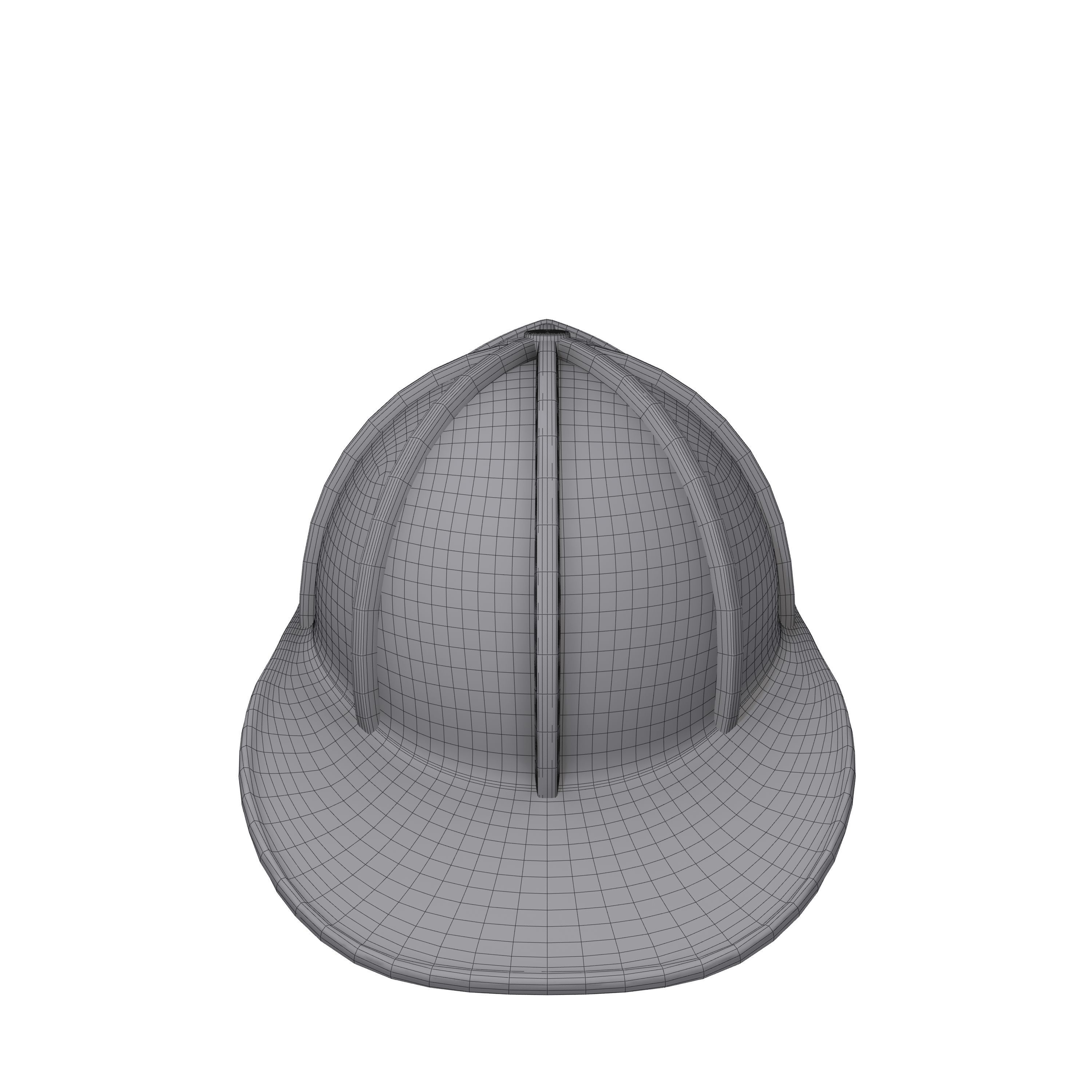 Fireman helmet 3D model_7