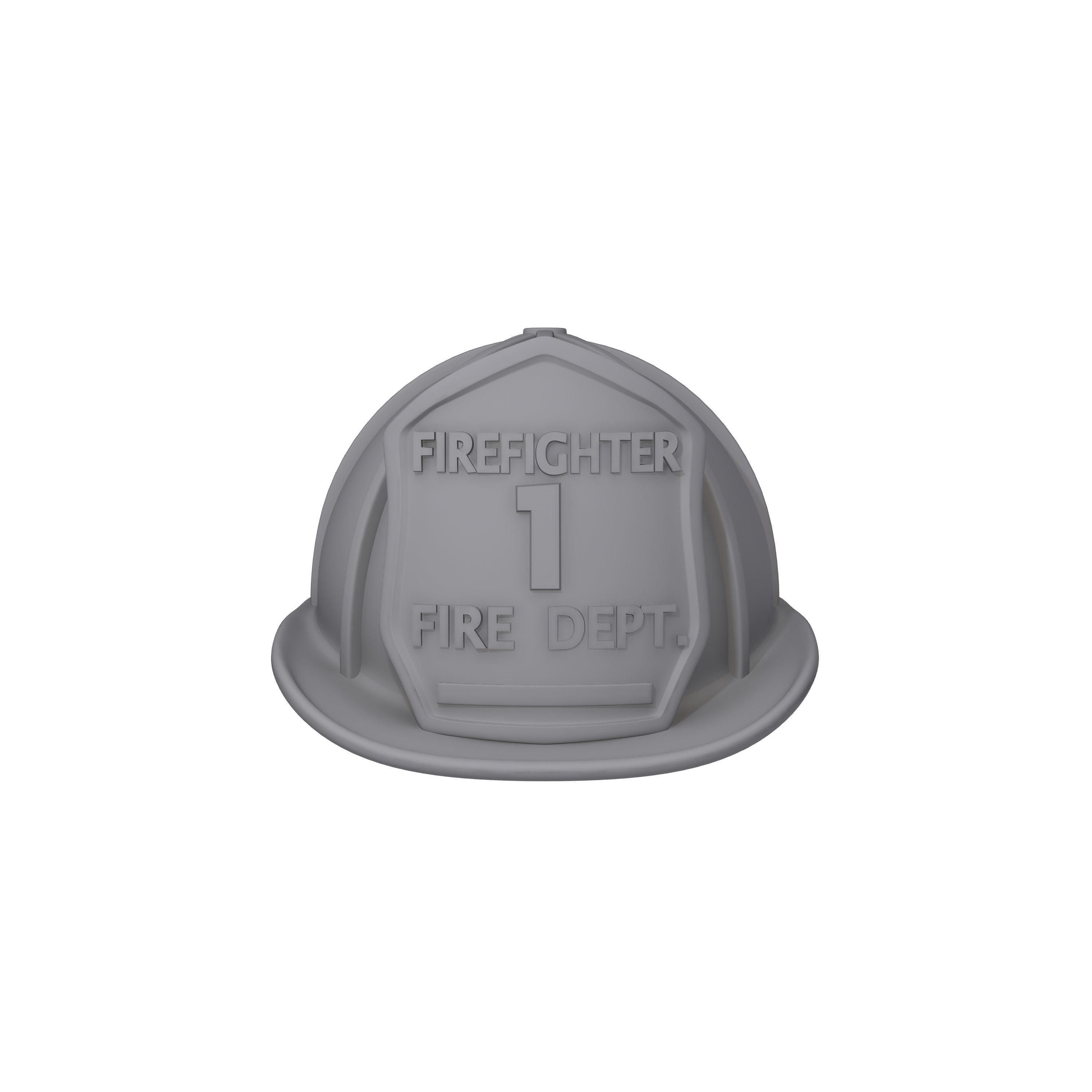 Fireman helmet 3D model_9