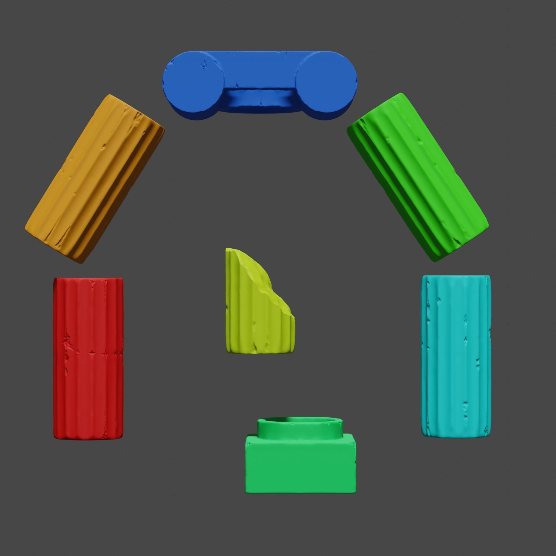 Ionic column constructor 3D print model_4
