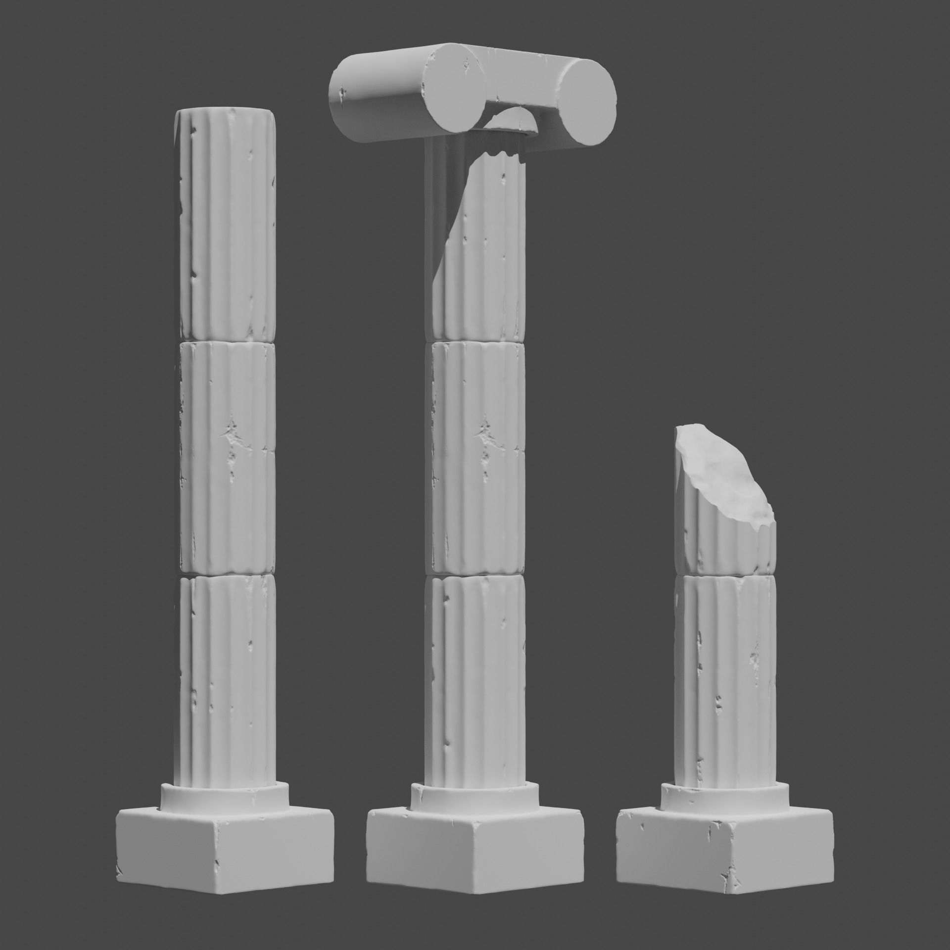 Ionic column constructor 3D print model_1