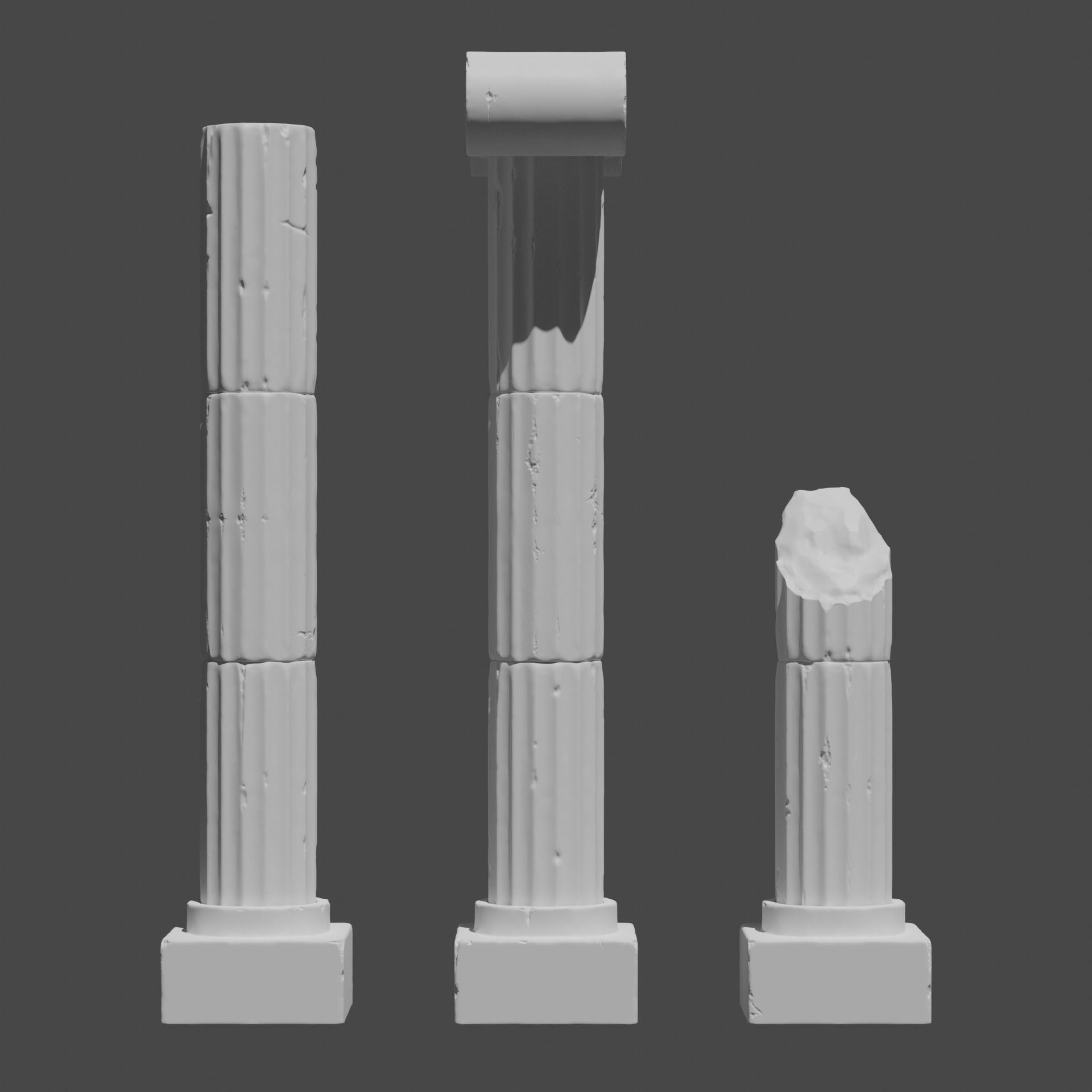 Ionic column constructor 3D print model_2