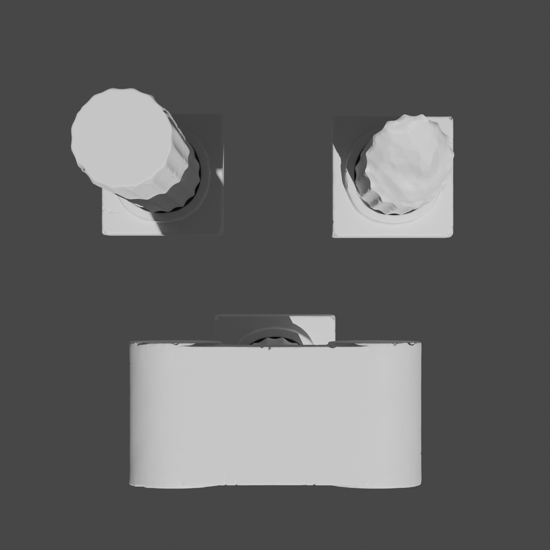 Ionic column constructor 3D print model_3