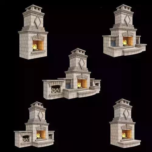 Outdoor Fireplace Collection 003