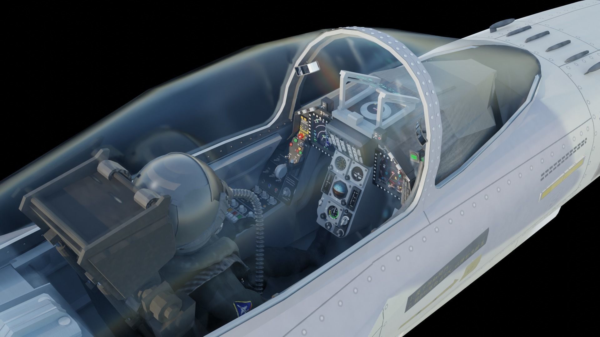 AIDC F-CK-1 Fighter  Taiwan 3D model_12