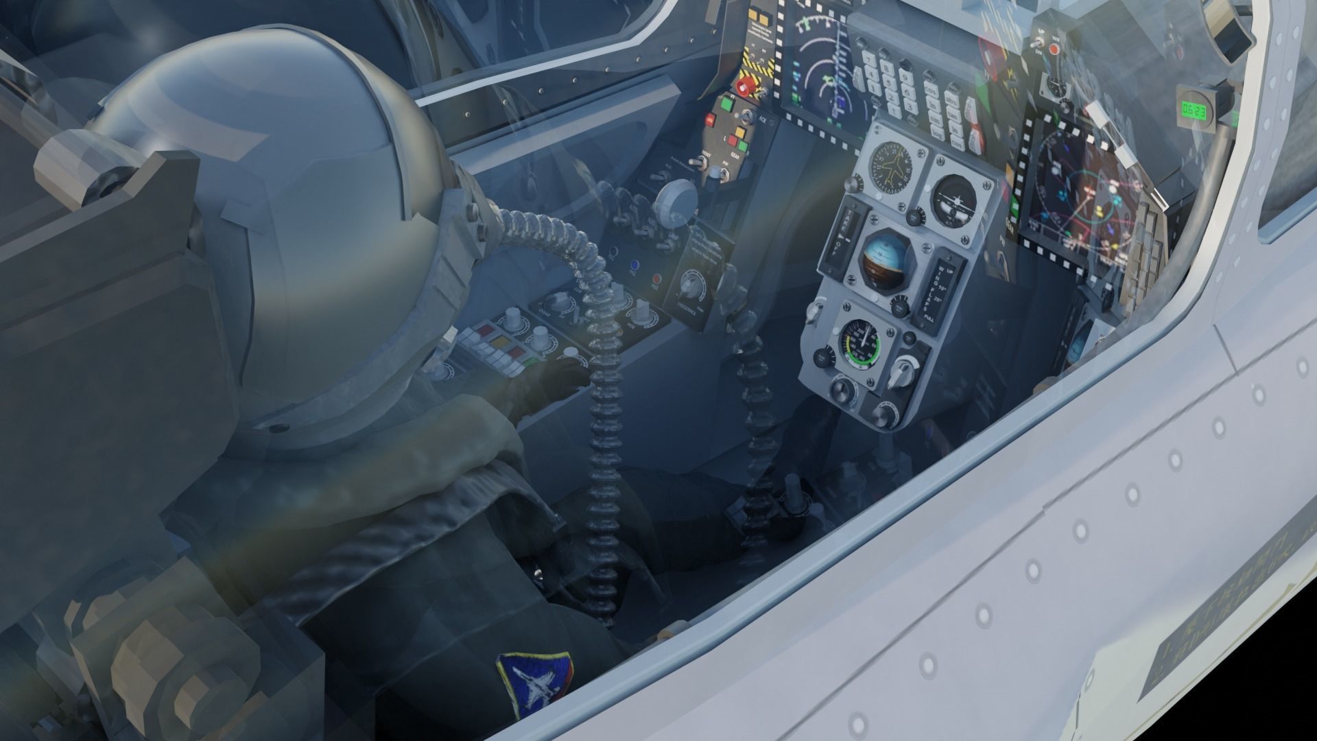 AIDC F-CK-1 Fighter  Taiwan 3D model_21