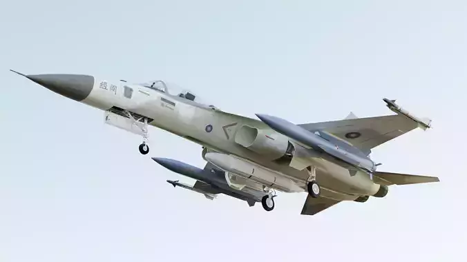 AIDC F-CK-1 Fighter  Taiwan 3D model