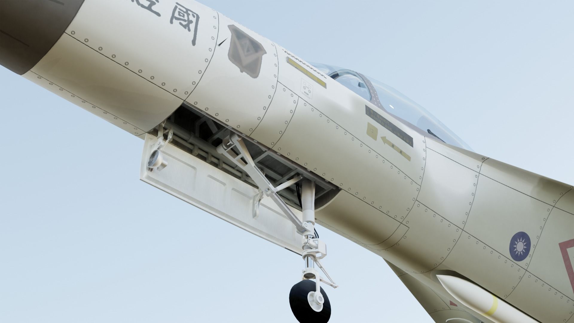 AIDC F-CK-1 Fighter  Taiwan 3D model_17