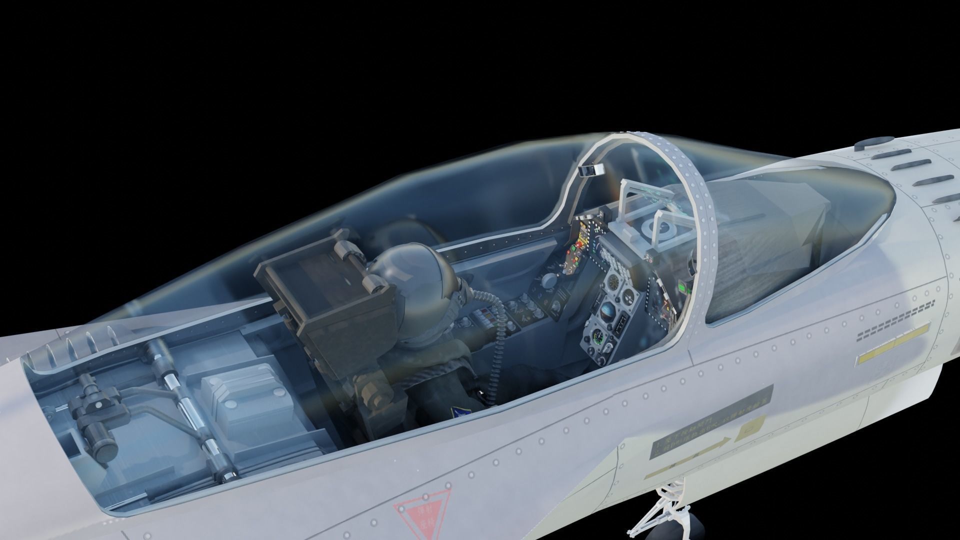 AIDC F-CK-1 Fighter  Taiwan 3D model_26