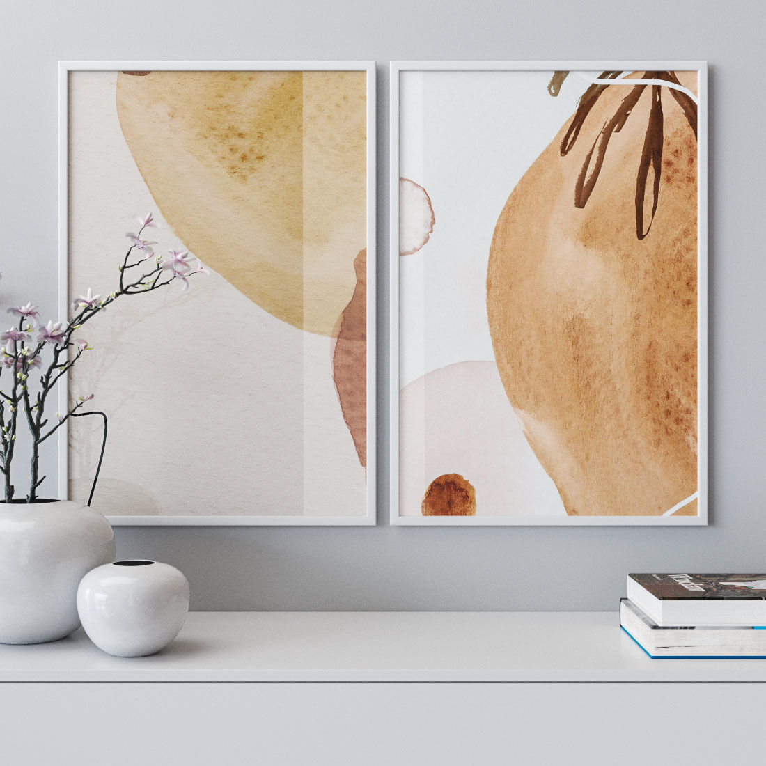 Photo Frames Set 192 3D model_1