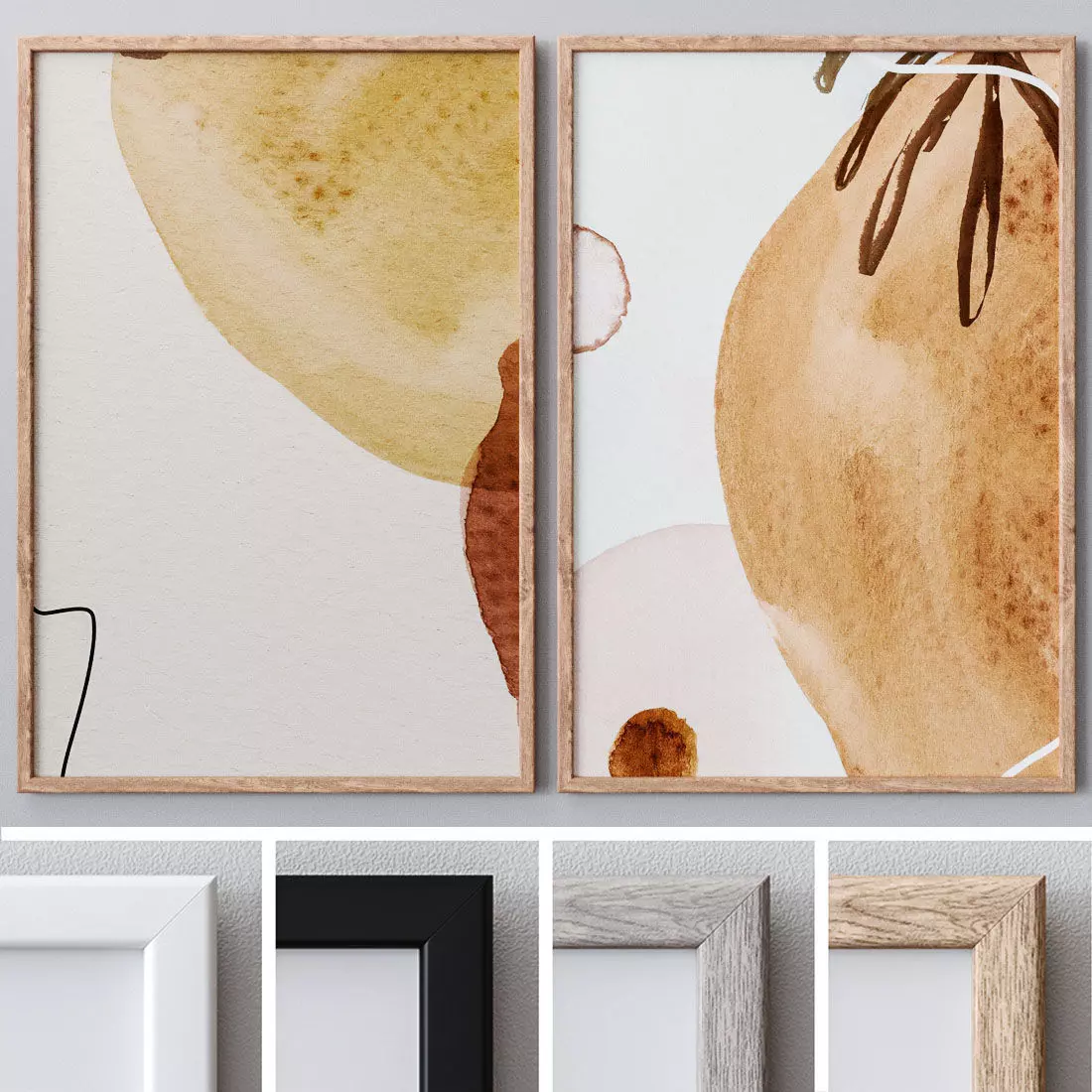 Photo Frames Set 192 3D model_0