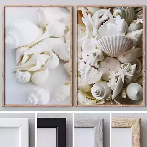 Photo Frames Set  194 3D model