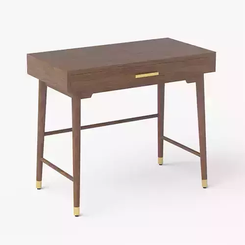 Zola Desk walnut veneer