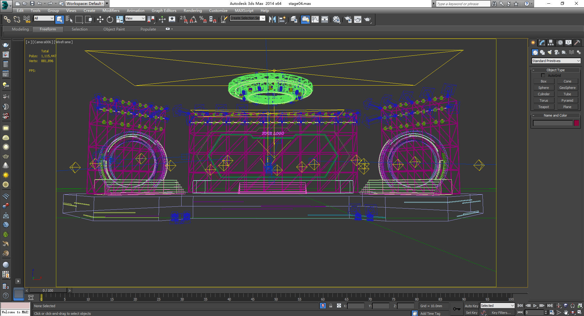 Event stage 04 design  3D model_9