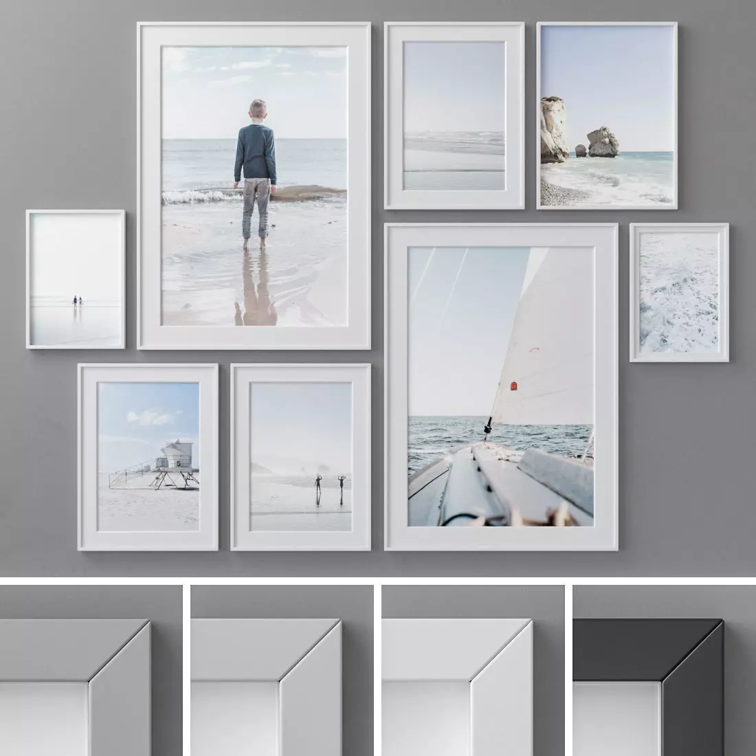 Photo Frames Set  198 3D model_0
