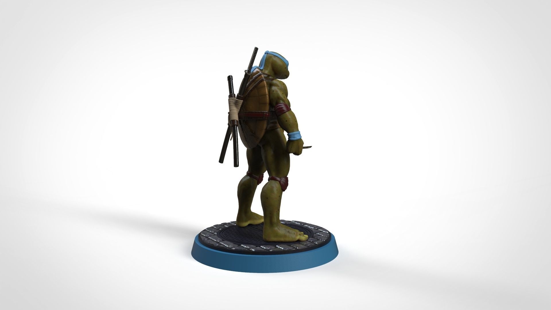 TORTUGAS NINJAS 1990 - TMNT - LEONARDO 3D print model_4