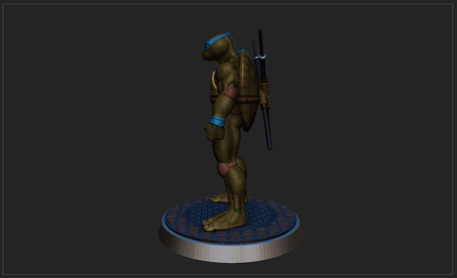 TORTUGAS NINJAS 1990 - TMNT - LEONARDO 3D print model_29