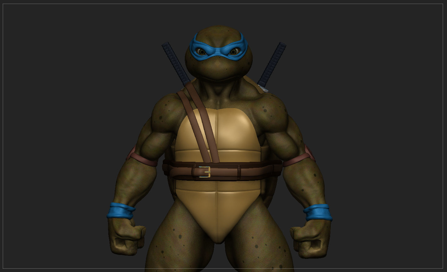TORTUGAS NINJAS 1990 - TMNT - LEONARDO 3D print model_28