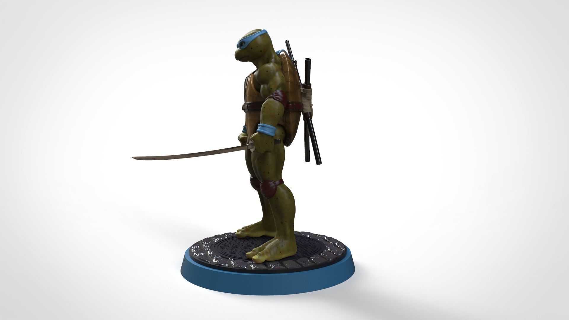 TORTUGAS NINJAS 1990 - TMNT - LEONARDO 3D print model_1