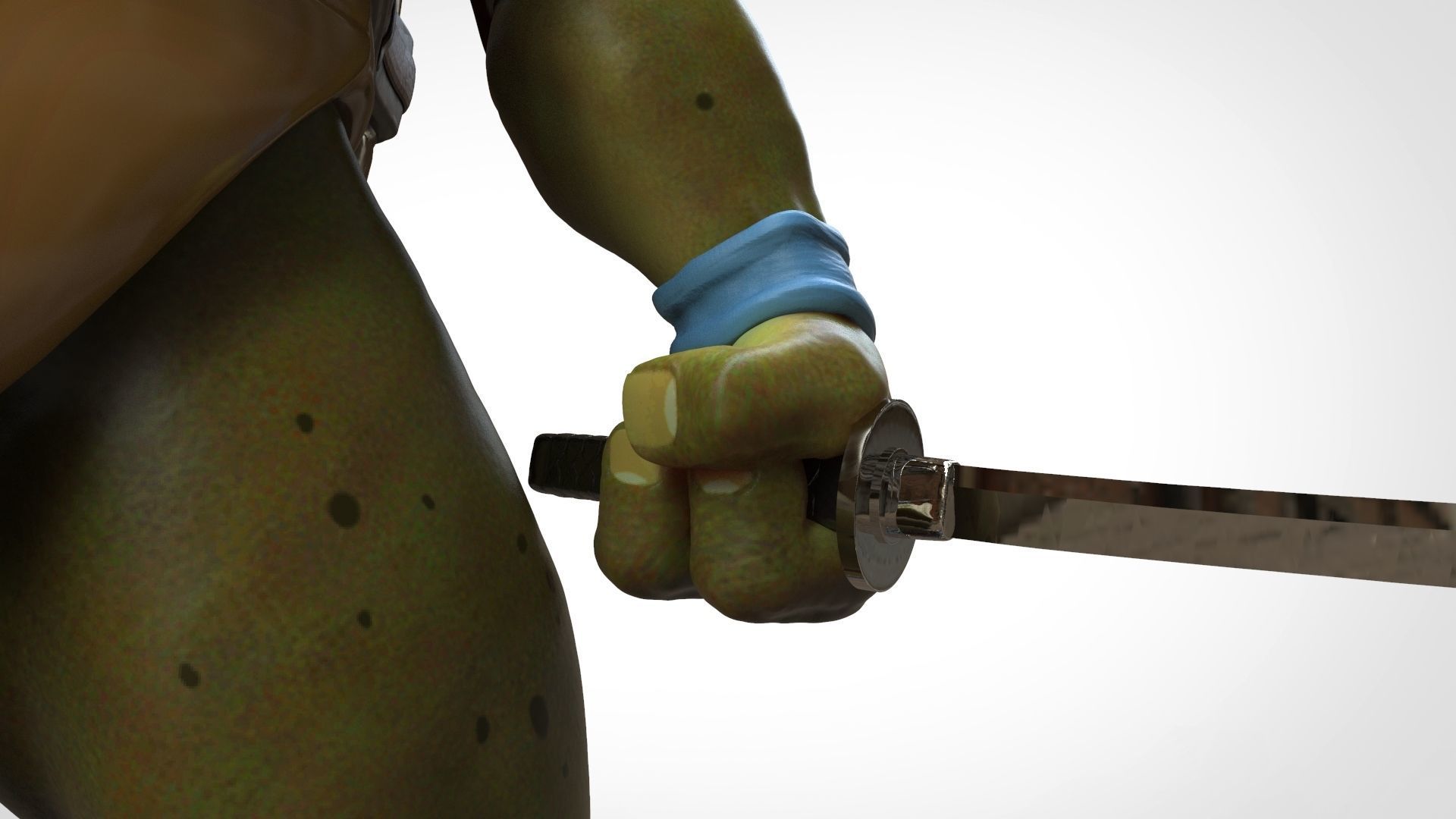 TORTUGAS NINJAS 1990 - TMNT - LEONARDO 3D print model_9