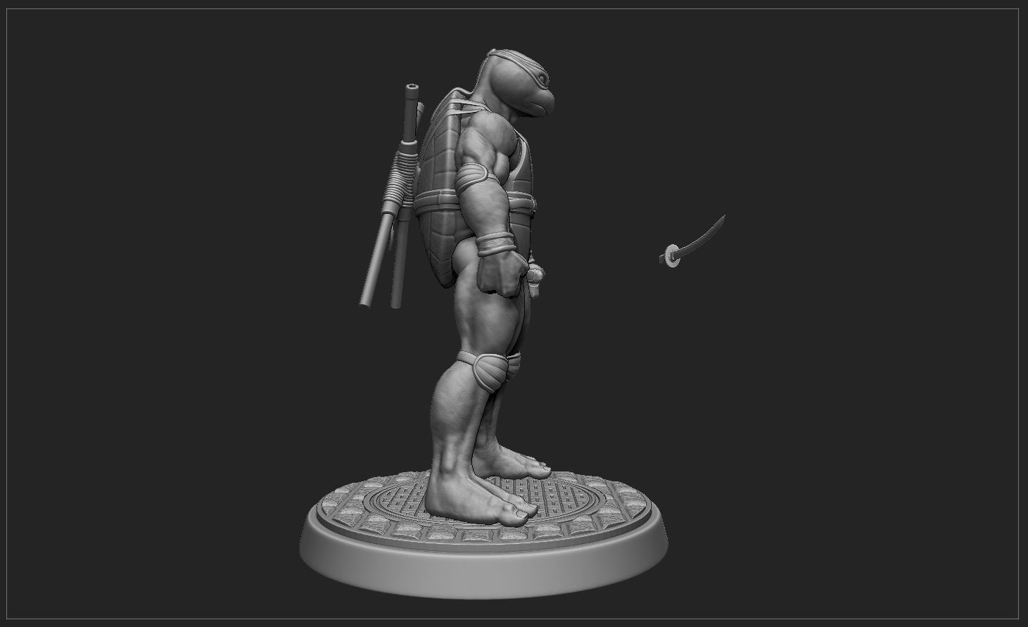 TORTUGAS NINJAS 1990 - TMNT - LEONARDO 3D print model_18