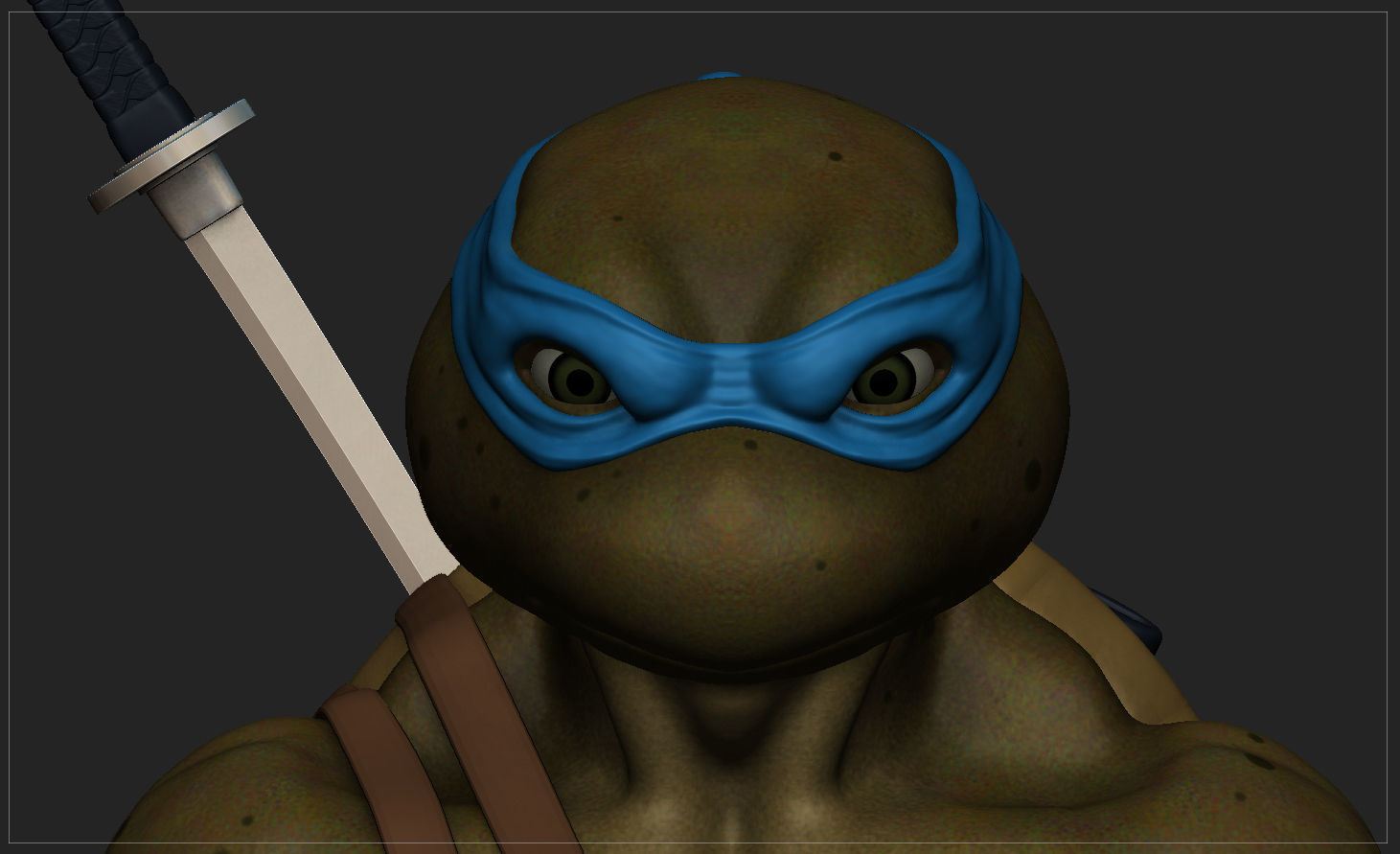 TORTUGAS NINJAS 1990 - TMNT - LEONARDO 3D print model_26