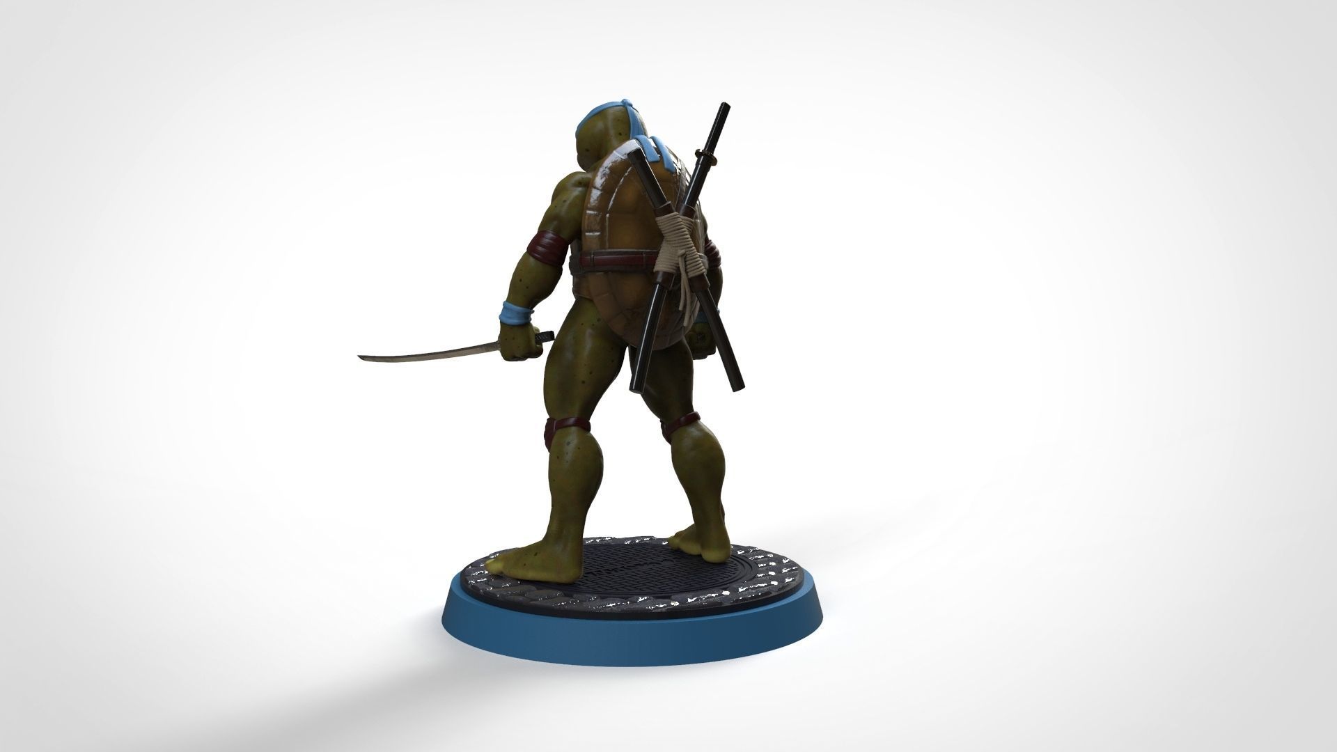 TORTUGAS NINJAS 1990 - TMNT - LEONARDO 3D print model_2