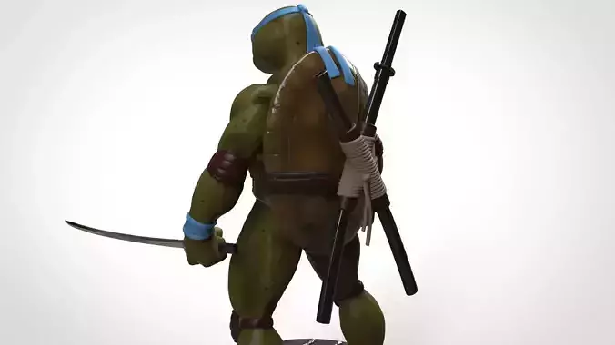 TORTUGAS NINJAS 1990 - TMNT - LEONARDO 3D print model