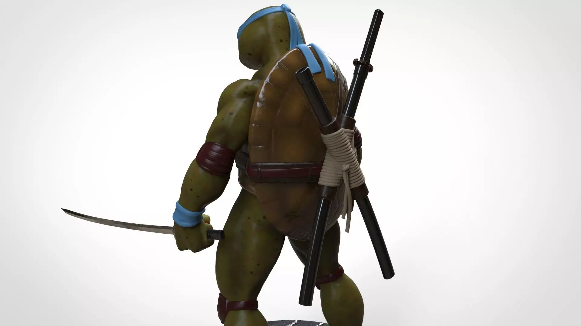 TORTUGAS NINJAS 1990 - TMNT - LEONARDO 3D print model_0
