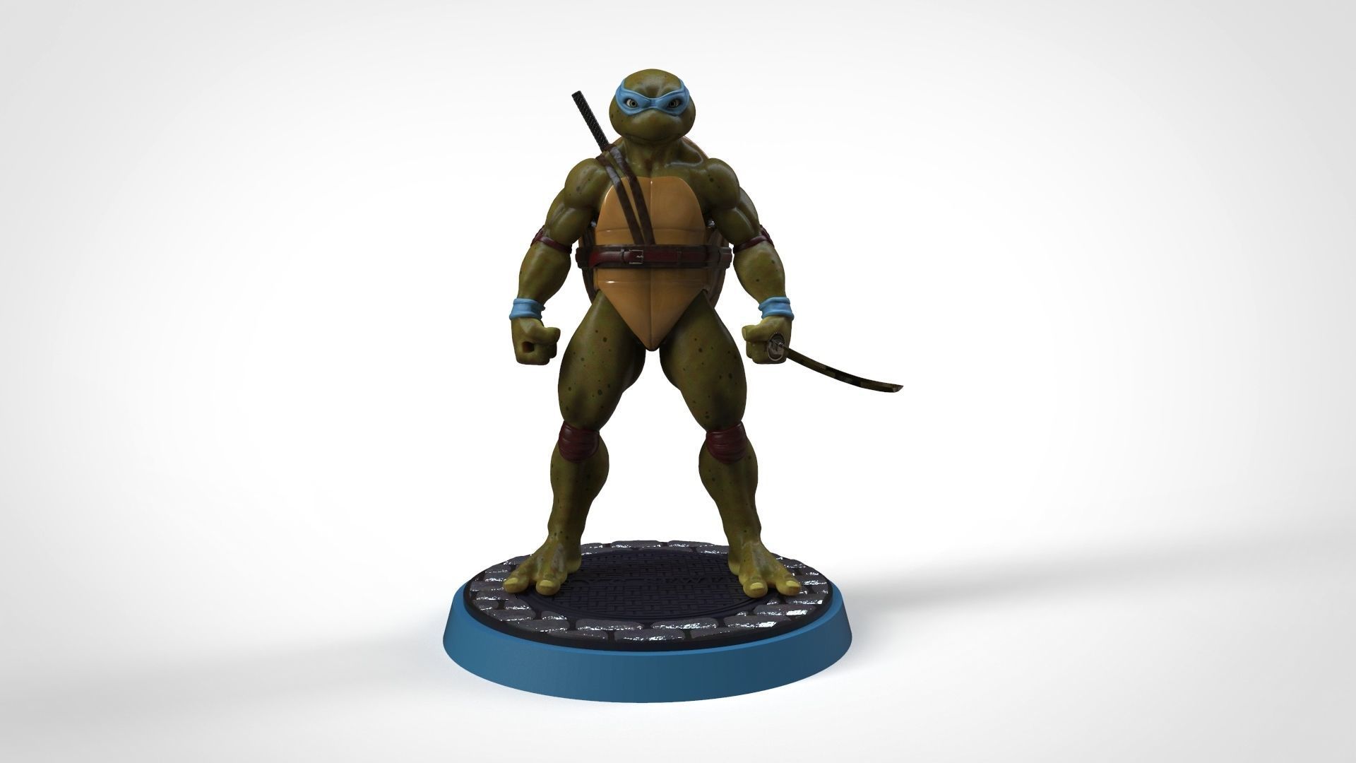 TORTUGAS NINJAS 1990 - TMNT - LEONARDO 3D print model_6