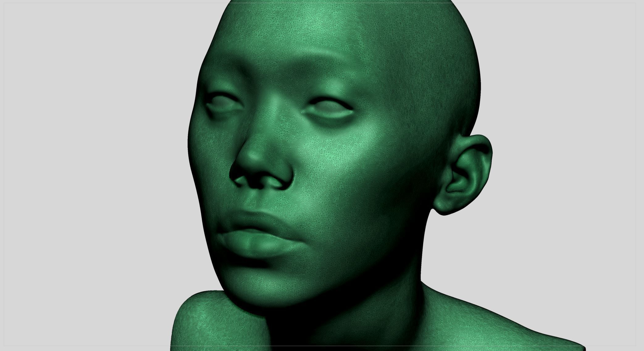 Female Head v12 3D model_12