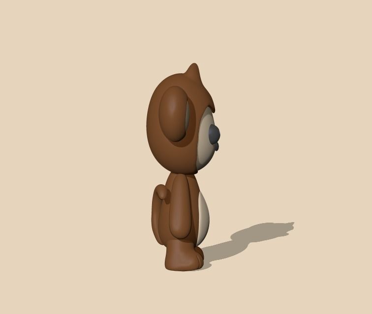 Monkey Toy 3D print model_1