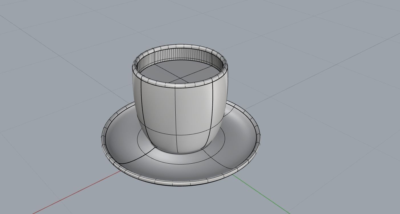 Cup with coffee 3d model 3d model Low-poly 3D model_6