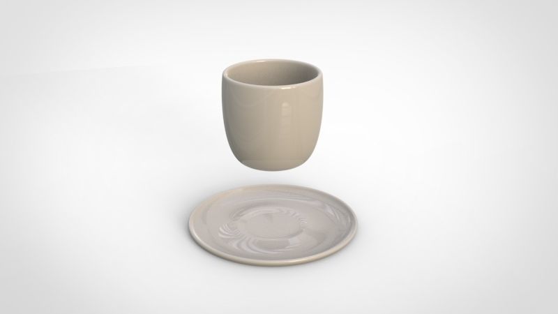Cup with coffee 3d model 3d model Low-poly 3D model_5