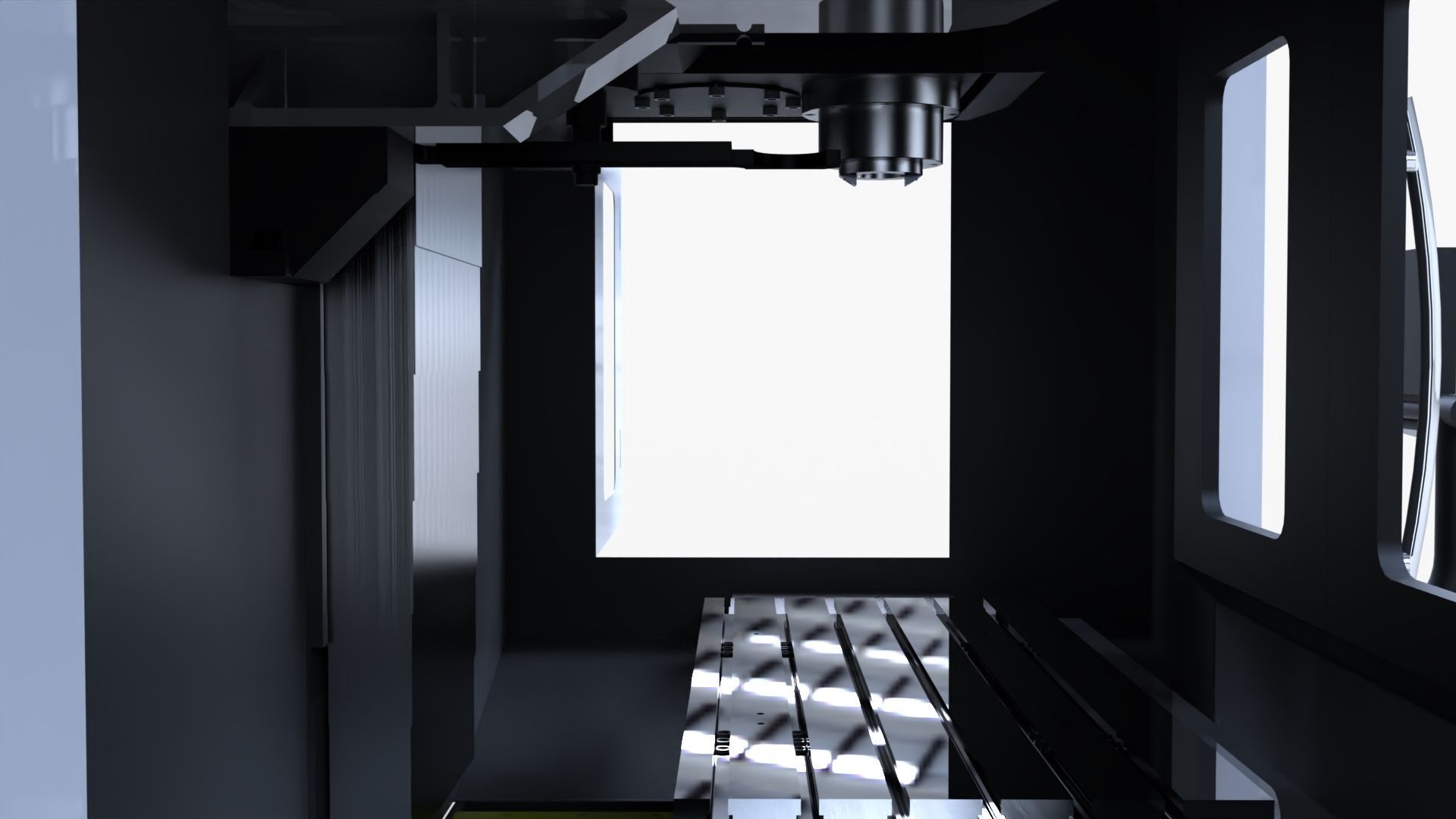 Vertical Turning Machine WMX50 3D model_6