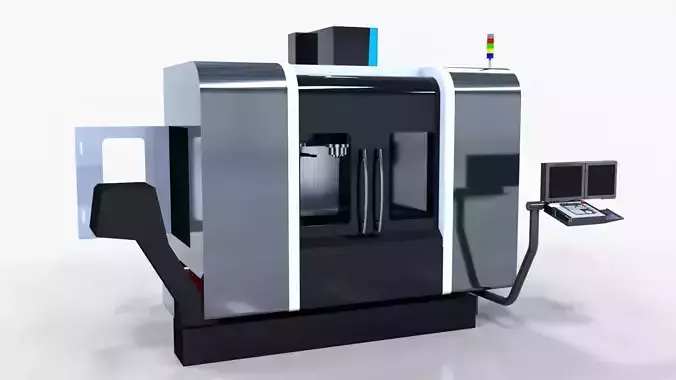 Vertical Turning Machine WMX50 3D model